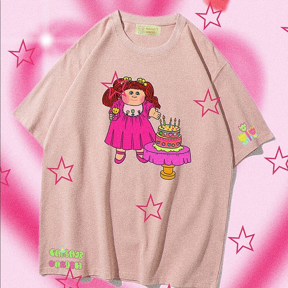 💖Cabbage Patch Kids Tee Original hand-painted cabbage patch dolls  cute T-Shirt
